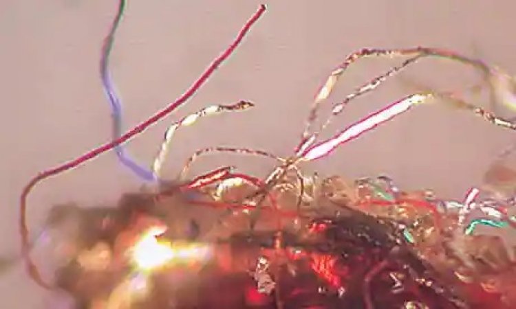 Morgellons en polvo de calima adheridos a superficies