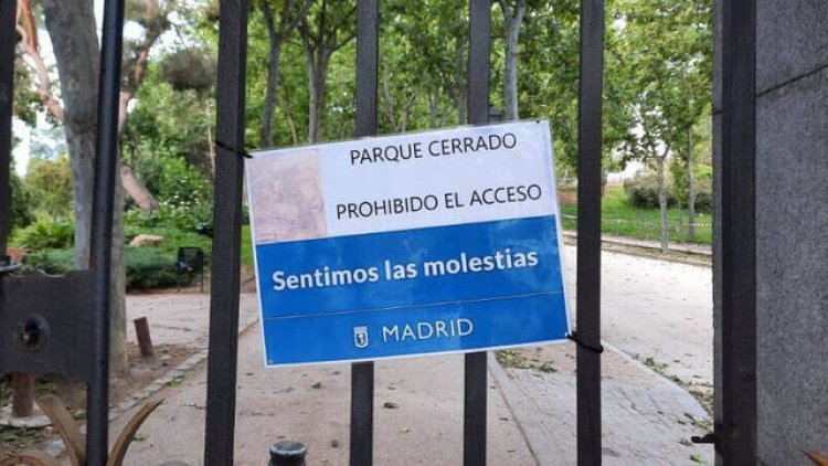 Los parques de Madrid cierran por altas temperaturas