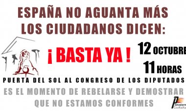 12 de Octubre el pueblo español se levantará contra el Gobierno