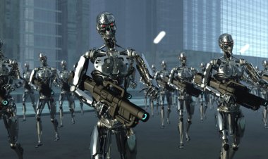 Policías robóticos y transhumanos