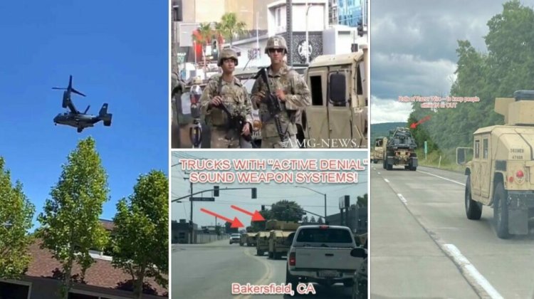 Tanques y tropas desplegadas en EEUU y Canada