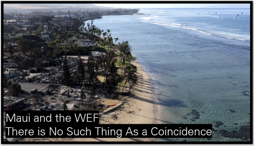 Maui y el WEF – No hay tal cosa como una coincidencia