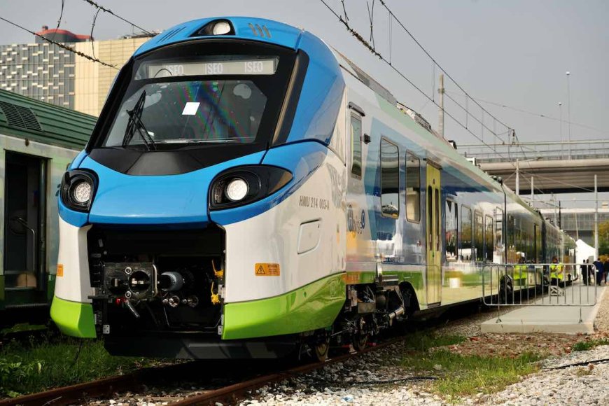 El primer tren con hidrógeno en Italia