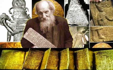 Descubren una antigua biblioteca de oro hecha por gigantes dentro de una cueva en Ecuador