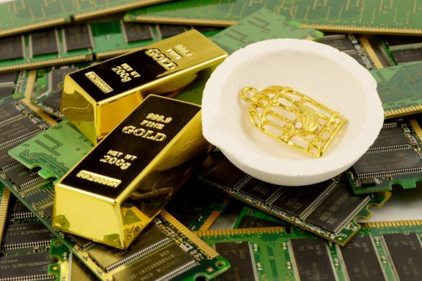 Sacar oro de los residuos electrónicos