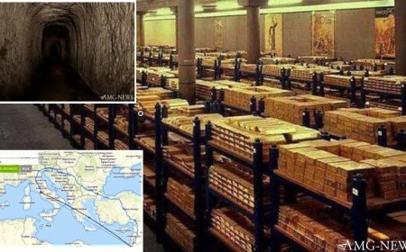 650 aviones transportaron el tesoro de oro mas grande del mundo