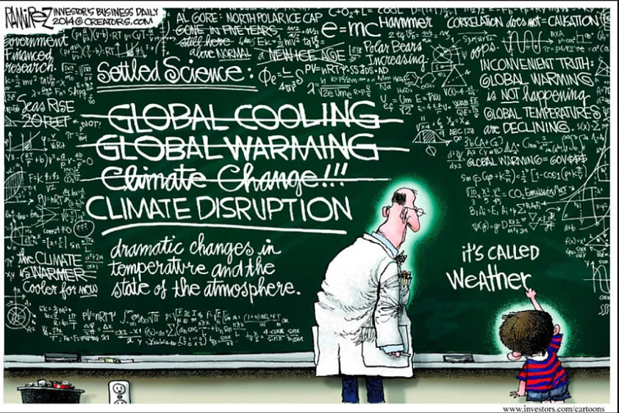 El engaño del Cambio Climatico ha sido desmentido: el CO2 tiene efecto CERO
