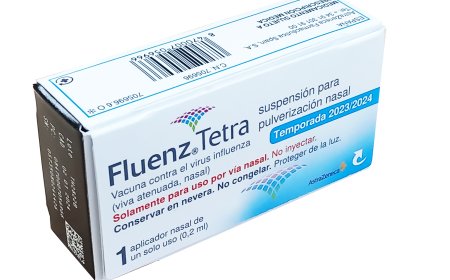 Fluenz Tetra - vacuna intranazal que usan para vacunar nuestros niños