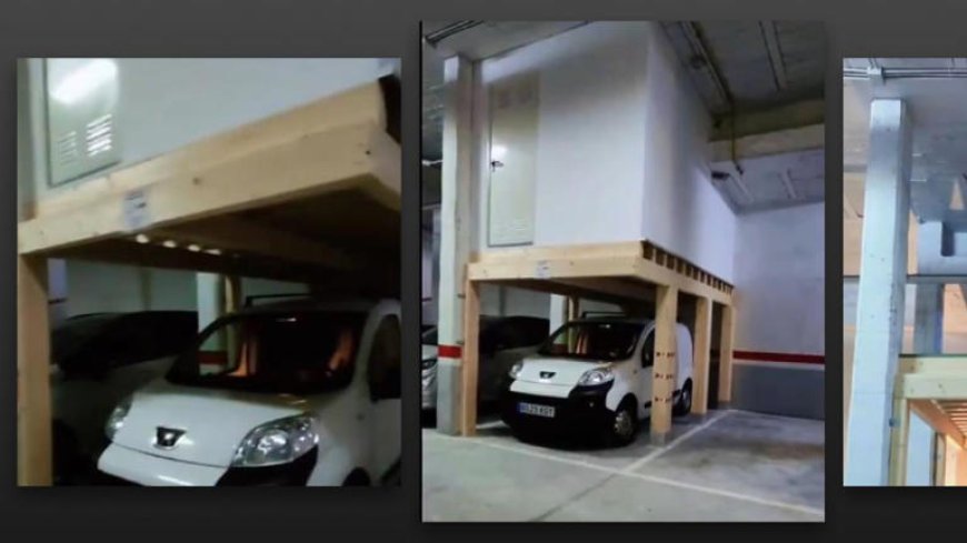 ¿Trastero en una plaza de garaje?