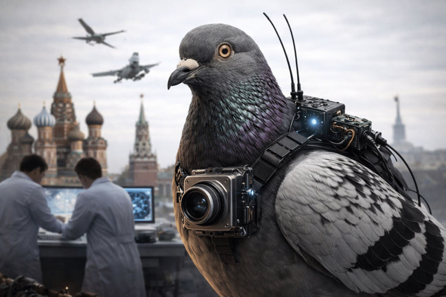 Rusia desarrolla "palomas espía cíborg" usando aves vivas