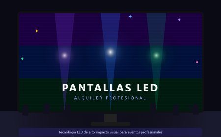 Alquiler de Pantallas LED: La Solución Visual Más Potente para Tus Eventos y Comunicaciones