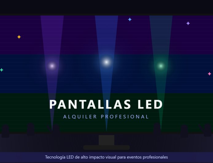 Alquiler de Pantallas LED: La Solución Visual Más Potente para Tus Eventos y Comunicaciones