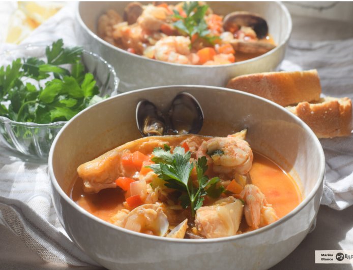 Cataplana portuguesa de pescado